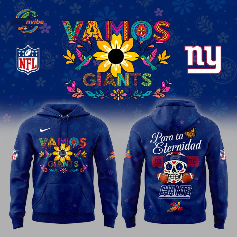 New York Giants Happy Latino and Hispanic Heritage Month 2026 Hoodie