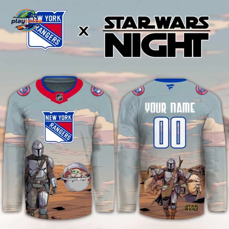New York Rangers Star Wars Night Custom Jersey