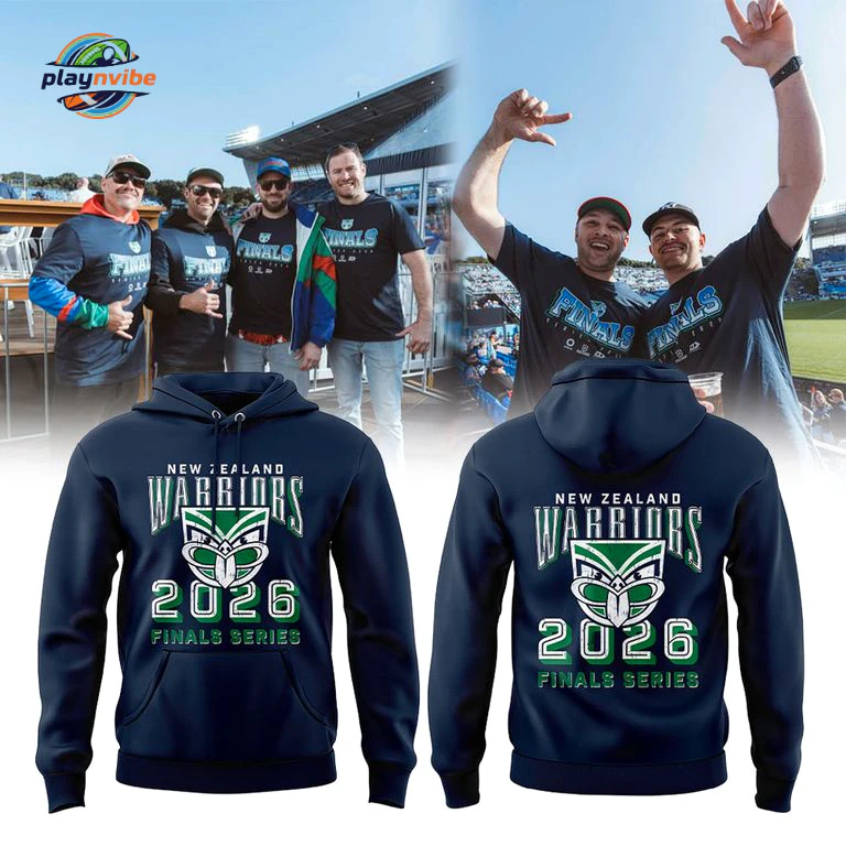 New Zealand Warriors Finals Fit Hoodie