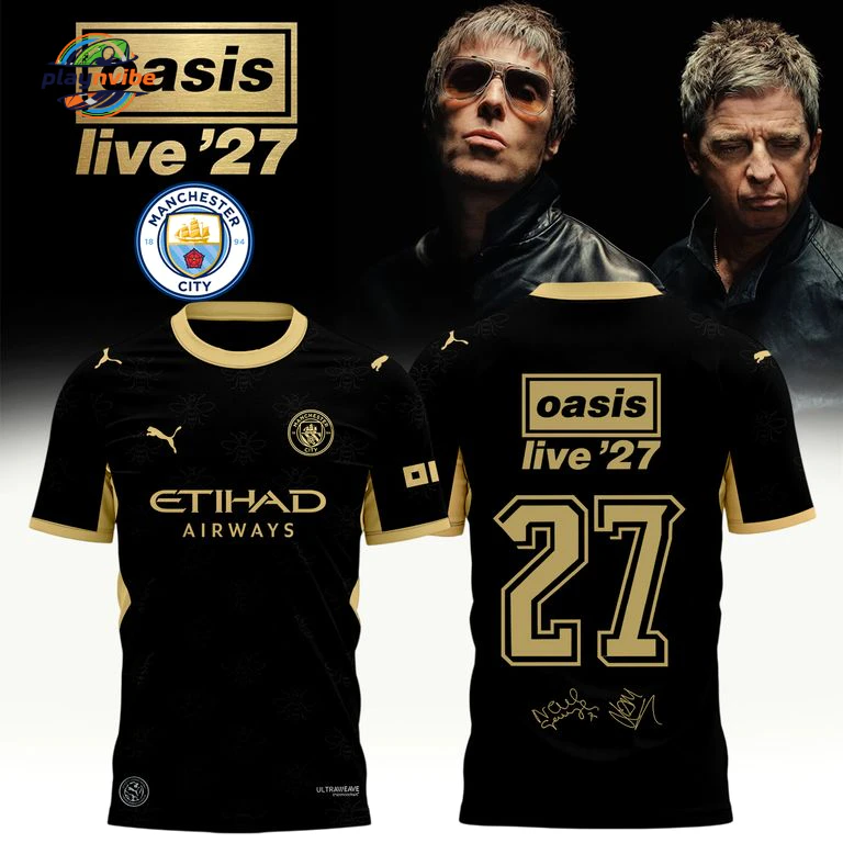 Oasis x Man City Oasis Live ’27 Edition Football Jersey