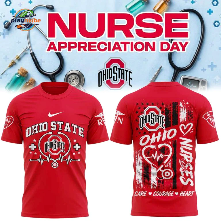 Ohio State Buckeyes Nurse Appreciation 2026 Hoodie