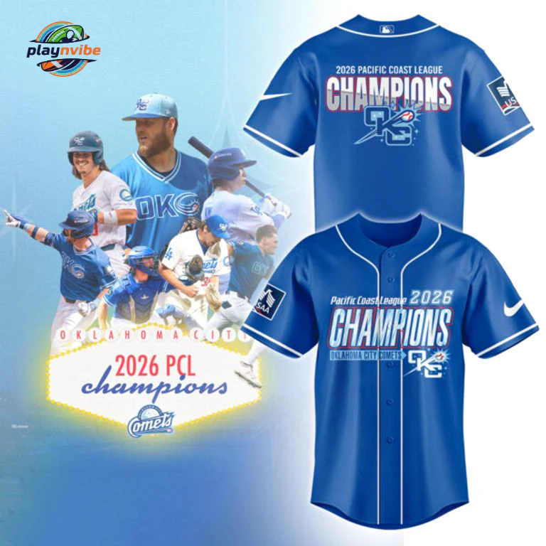 Oklahoma City Comets Pacific Coast League Champions 26 Jersey