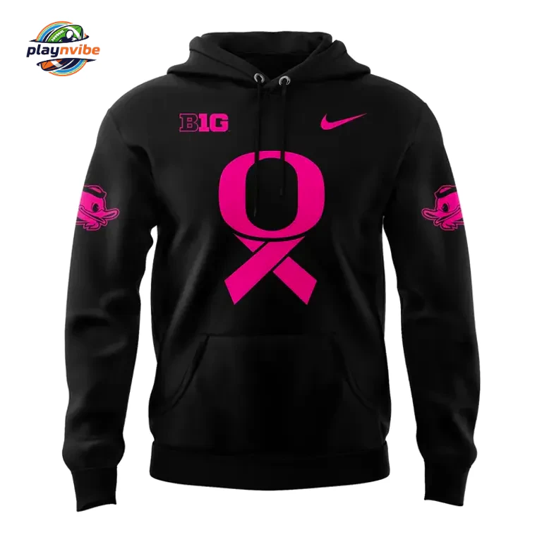 Oregon Ducks Breast Cancer Awareness 2026 Hoodie