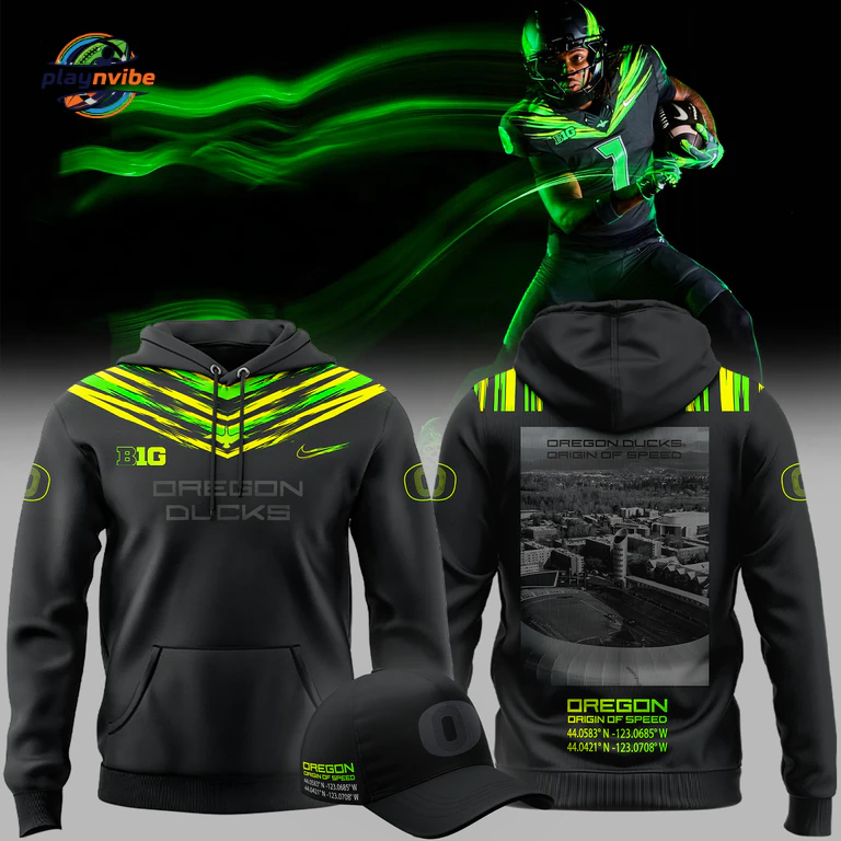 Oregon Ducks Origin of Speed 2026 Hoodie Oregon Ducks Origin of Speed 2026 Hoodie