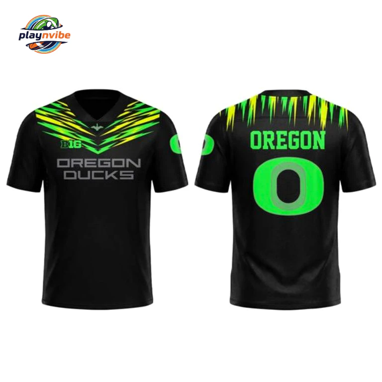 Oregon Ducks The Origin of Speed Football Jersey