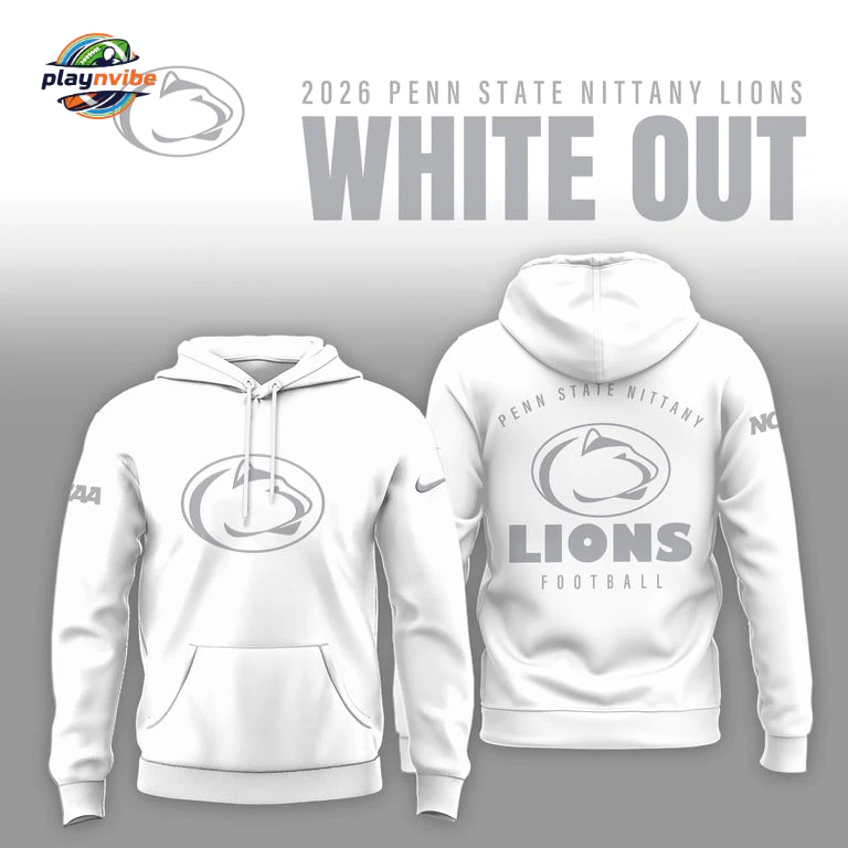 Penn State Nittany Lions White Out Hoodie Penn State Nittany Lions White Out Hoodie
