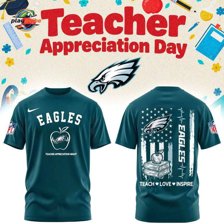Philadelphia Eagles Teacher Appreciation Day Hoodie