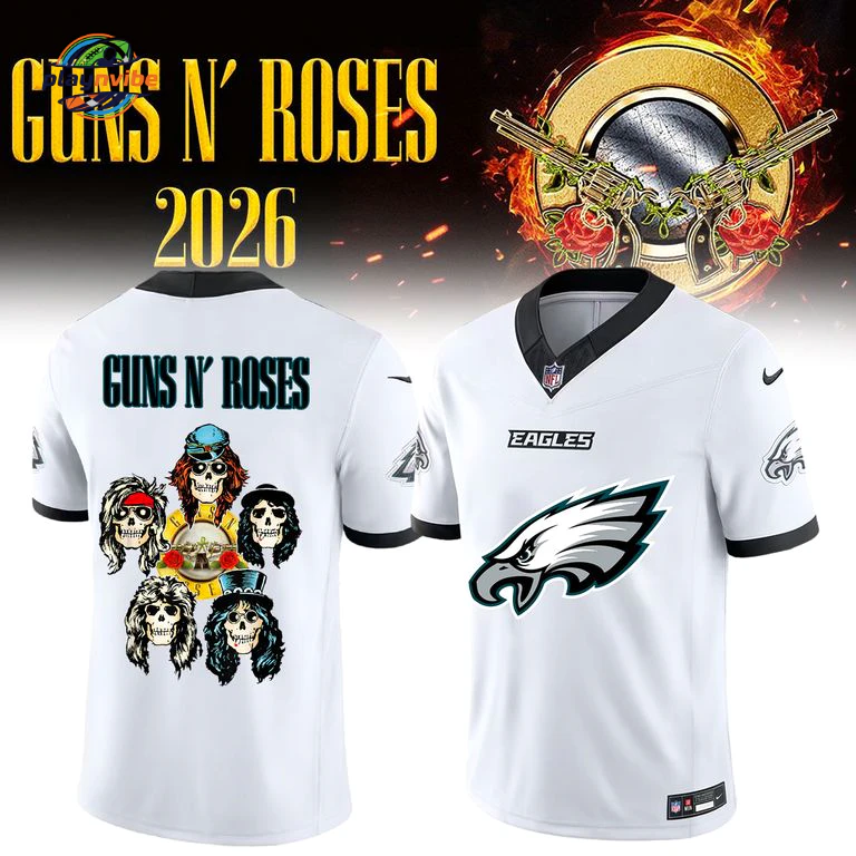 Philadelphia Eagles x Gun N’ Roses 2026 Jersey