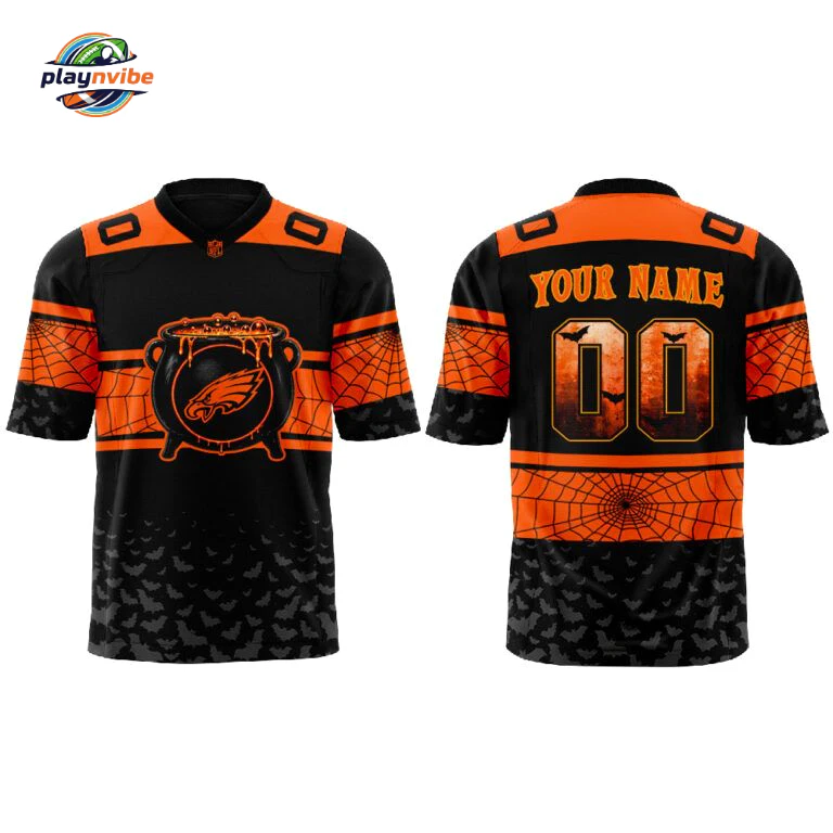 Philadelphia Eagles x Halloween Day 26 Custom Name Jersey