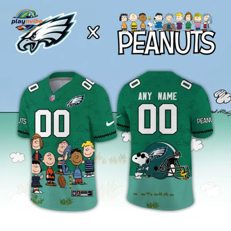 Philadelphia Eagles x Peanuts 2026 Football Jersey