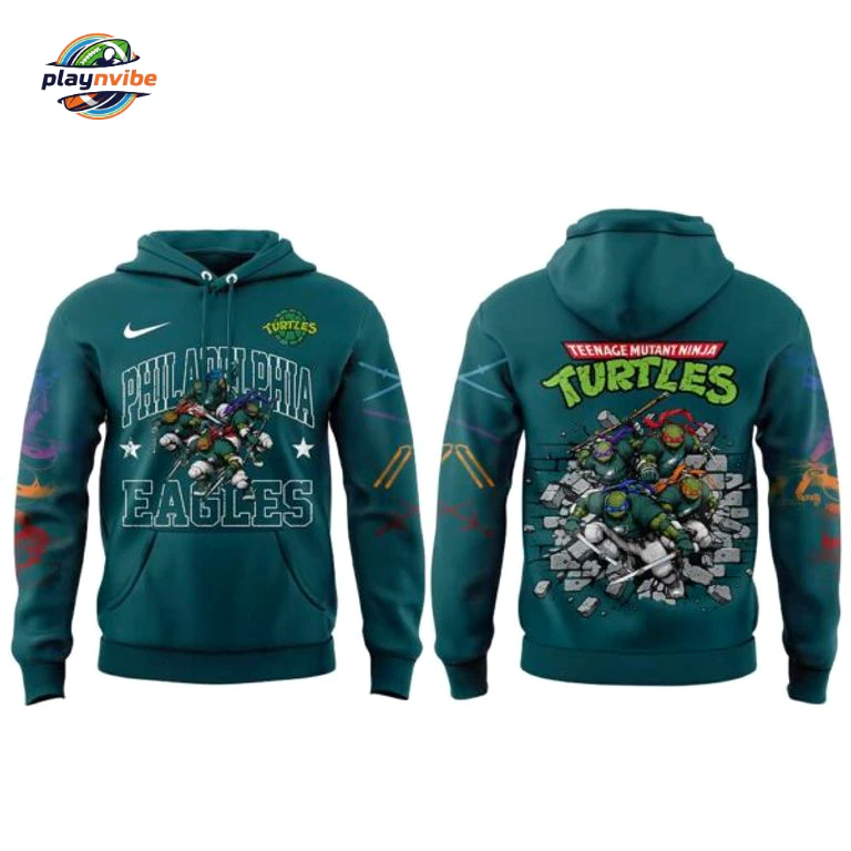 Philadelphia Eagles x TMNT Edition Hoodie