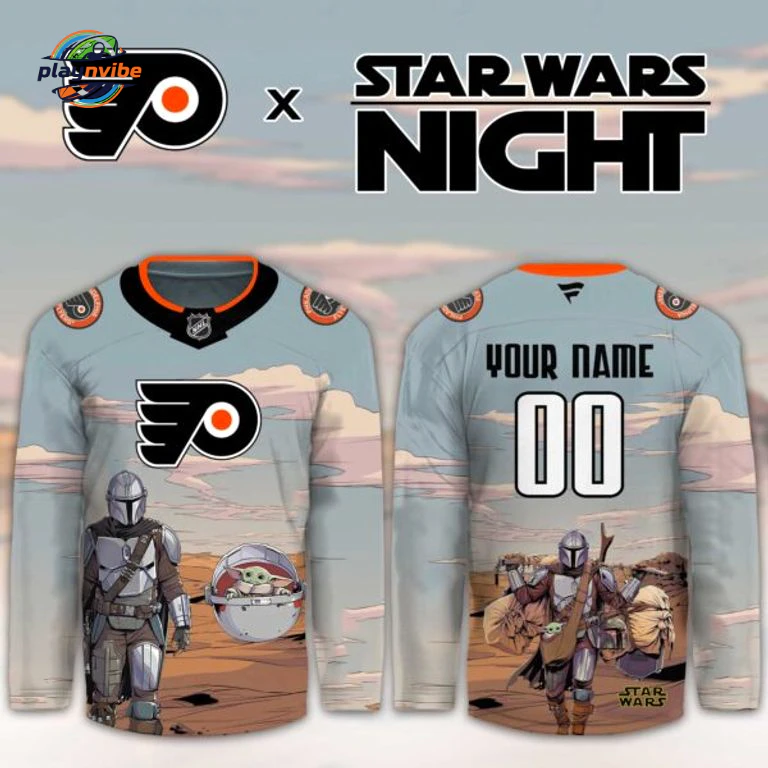 Philadelphia Flyers Star Wars Night Custom Jersey