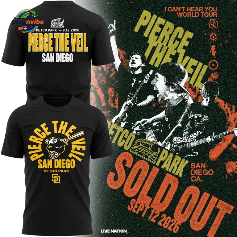 Pierce The Veil x San Diego Padres Edition Hoodie