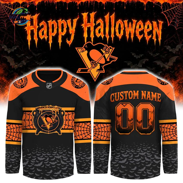 Pittsburgh Penguins x Halloween Day 26 Custom Name Jersey Pittsburgh Penguins x Halloween Day 26 Custom Name Jersey