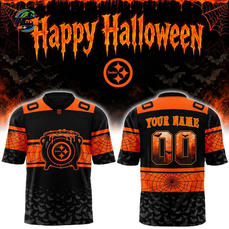 Pittsburgh Steelers Happy Halloween 2026 Football Jersey