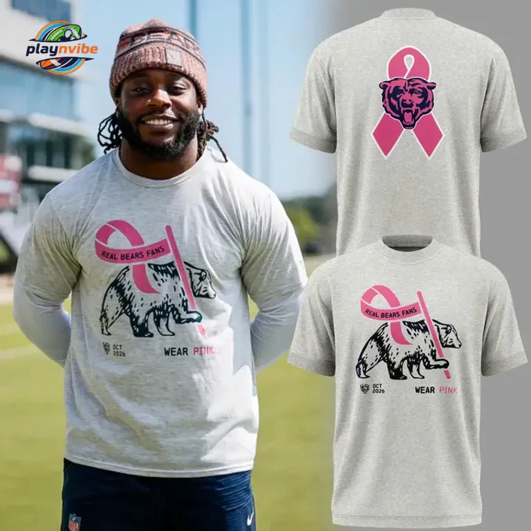 Real Bears Fans Wear Edition Pink Hoodie