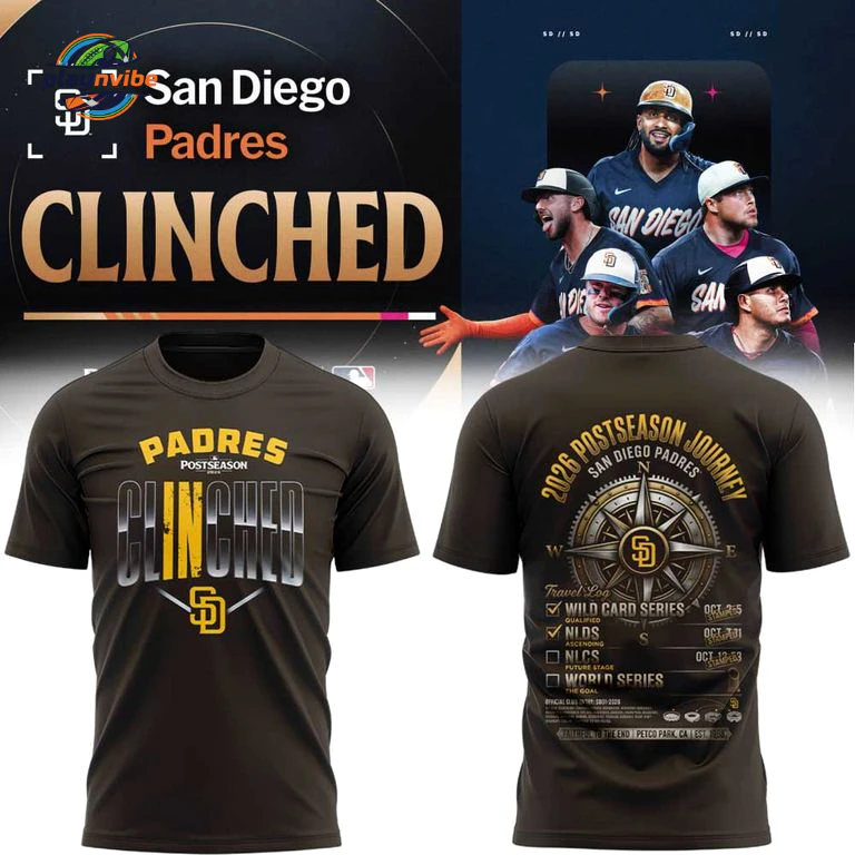 San Diego Padres Postseason Locker Room Brown Hoodie