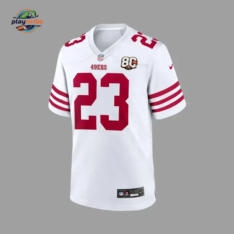 San Francisco 49ers 80th Anniversary Custom Name Jersey