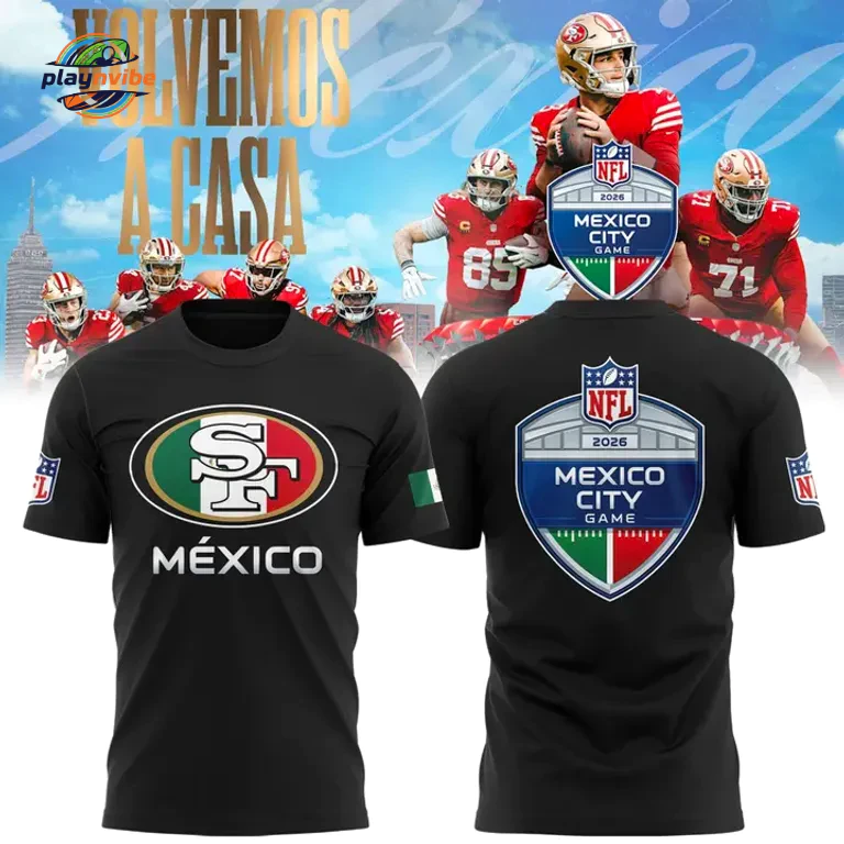 San Francisco 49ers Mexico City Game 2026 T-Shirt
