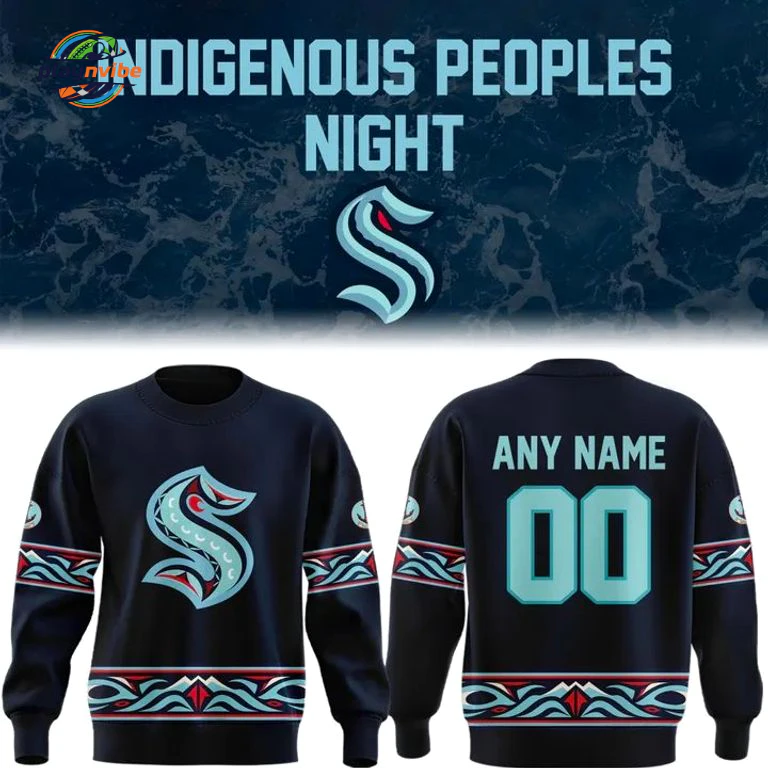 Seattle Kraken Indigenous Peoples Night Hoodie