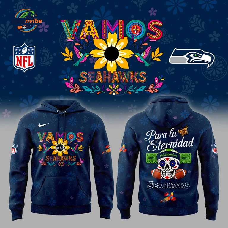 Seattle Seahawks Happy Latino and Hispanic Heritage Month 2026 Hoodie Seattle Seahawks Happy Latino and Hispanic Heritage Month 2026 Hoodie
