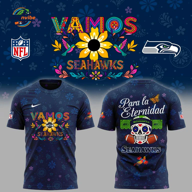 Seattle Seahawks Happy Latino and Hispanic Heritage Month 2026 Hoodie