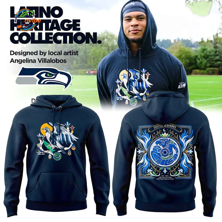 Seattle Seahawks Launches 2026 Latino Heritage Hoodie Seattle Seahawks Launches 2026 Latino Heritage Hoodie