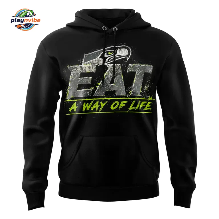Seattle Seahawks Mike Macdonald Eat A Way Of Life Hoodie