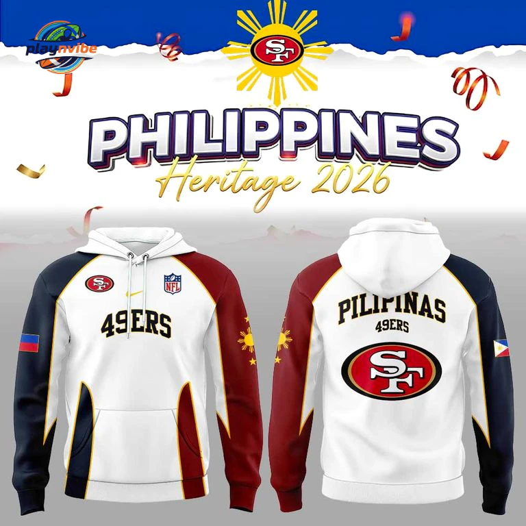 SF 49ers Filipino Heritage Night Hoodie 2026
