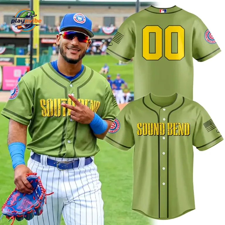 South Bend Cubs Military 2026 Baseball Jersey South Bend Cubs Military 2026 Baseball Jersey