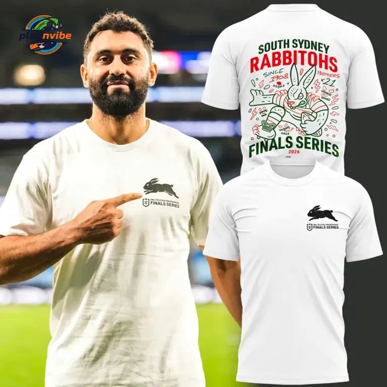 South Sydney Rabbitohs 2026 Finals Series T-Shirt South Sydney Rabbitohs 2026 Finals Series T-Shirt