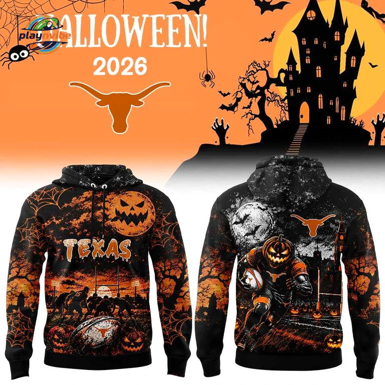 Texas Longhorns Halloween Night Hoodie 2026 Texas Longhorns Halloween Night Hoodie 2026