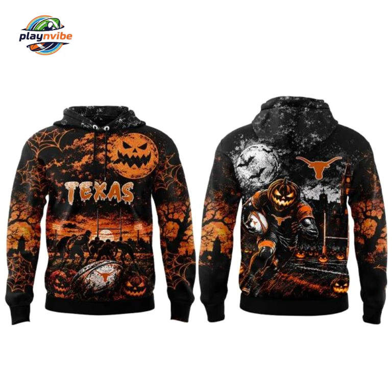 Texas Longhorns Halloween Night Hoodie 2026