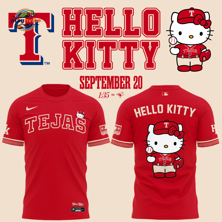 Texas Rangers x Hello Kitty 2026 Hoodie