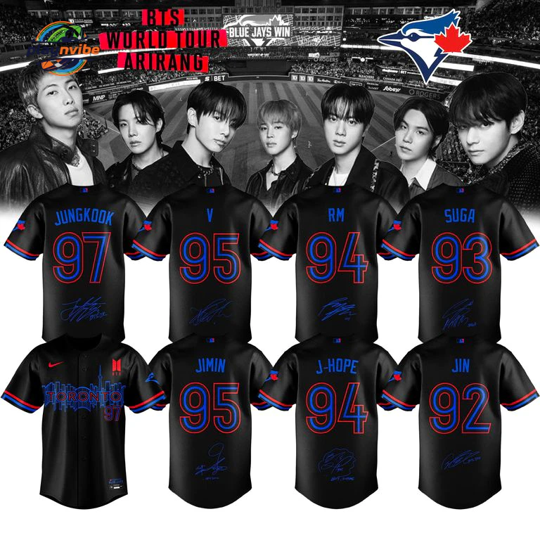 Toronto Blue Jays x BTS World Tour 2026 Jersey