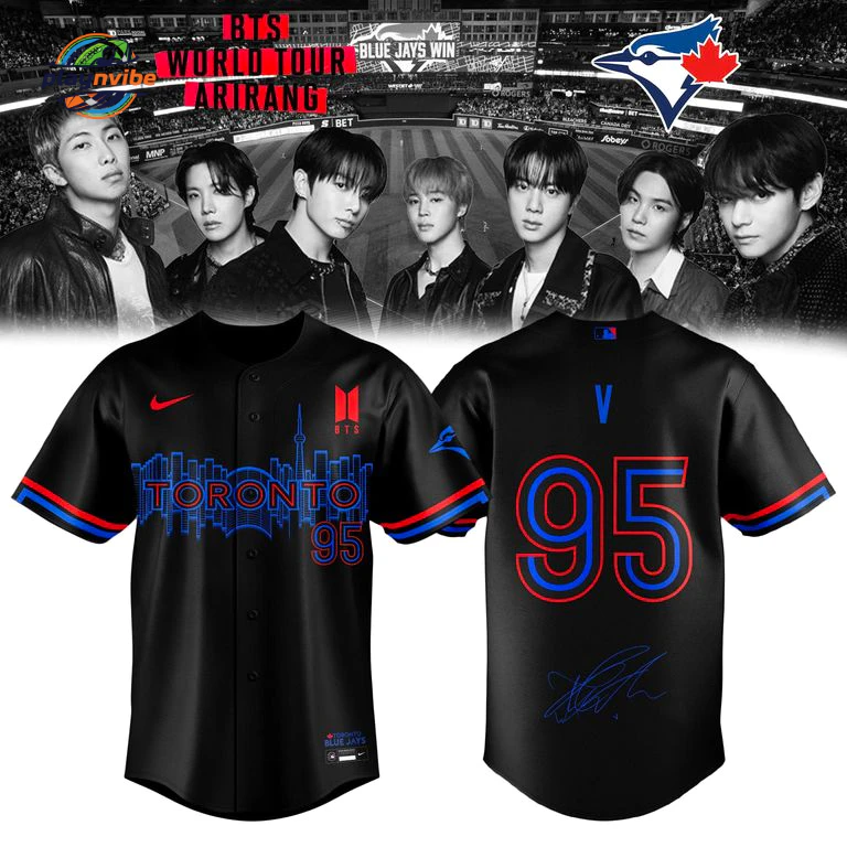 Toronto Blue Jays x BTS World Tour 2026 Jersey