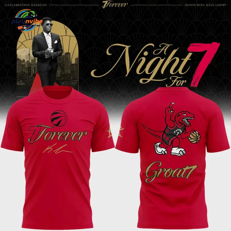 Toronto Raptors Kyle Lowry Groat7 Red Hoodie