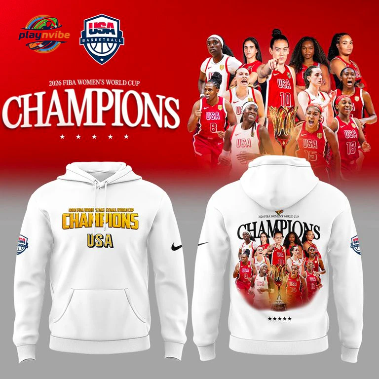 USA Women’s Basketball World Cup Champion Hoodie