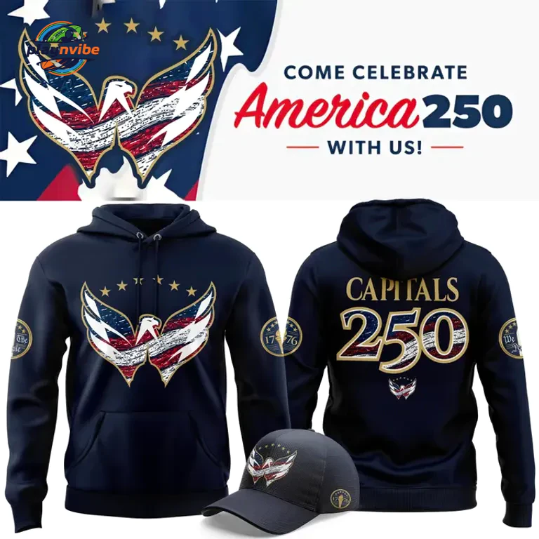 Washington Capitals 250th Anniversary of America Hoodie