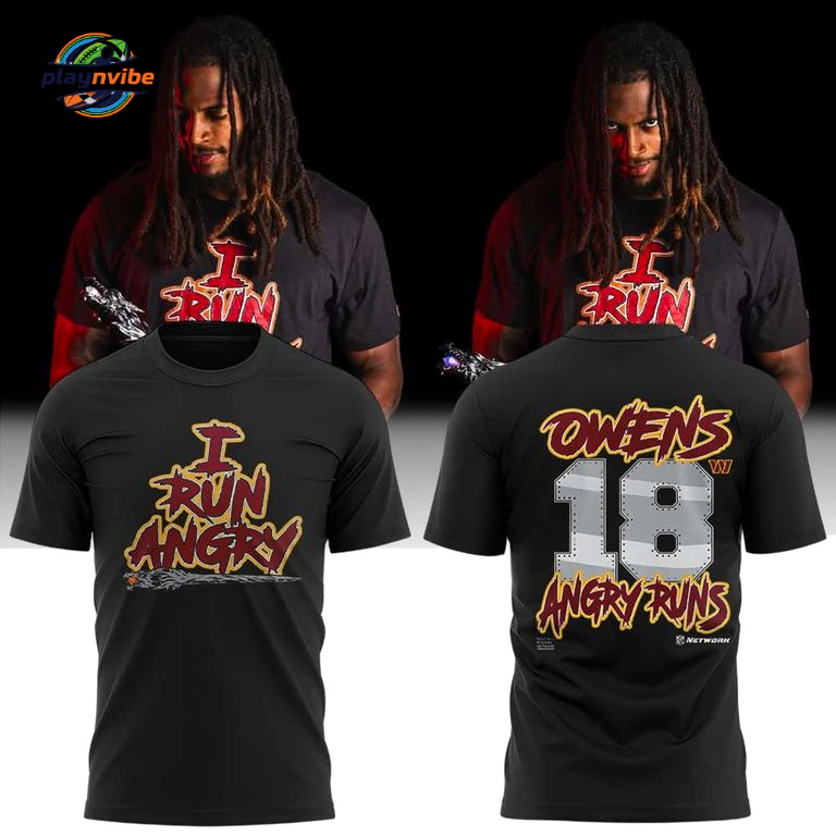 Washington Commanders Tyler Owens Angry Runs Hoodie