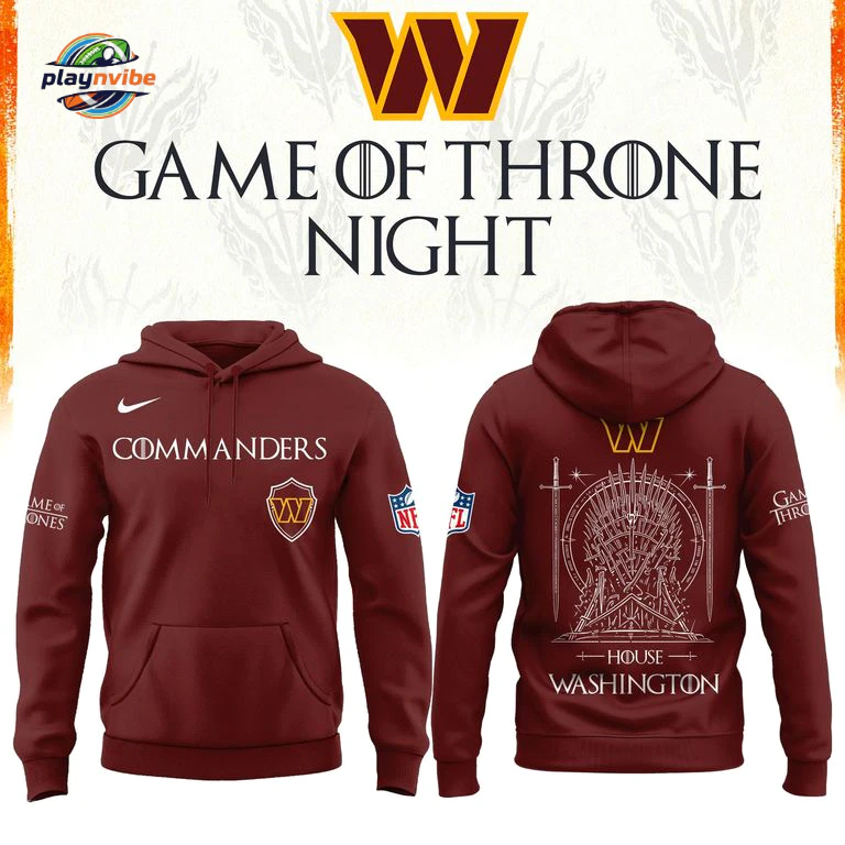 Washington Commanders x GOT Night Hoodie