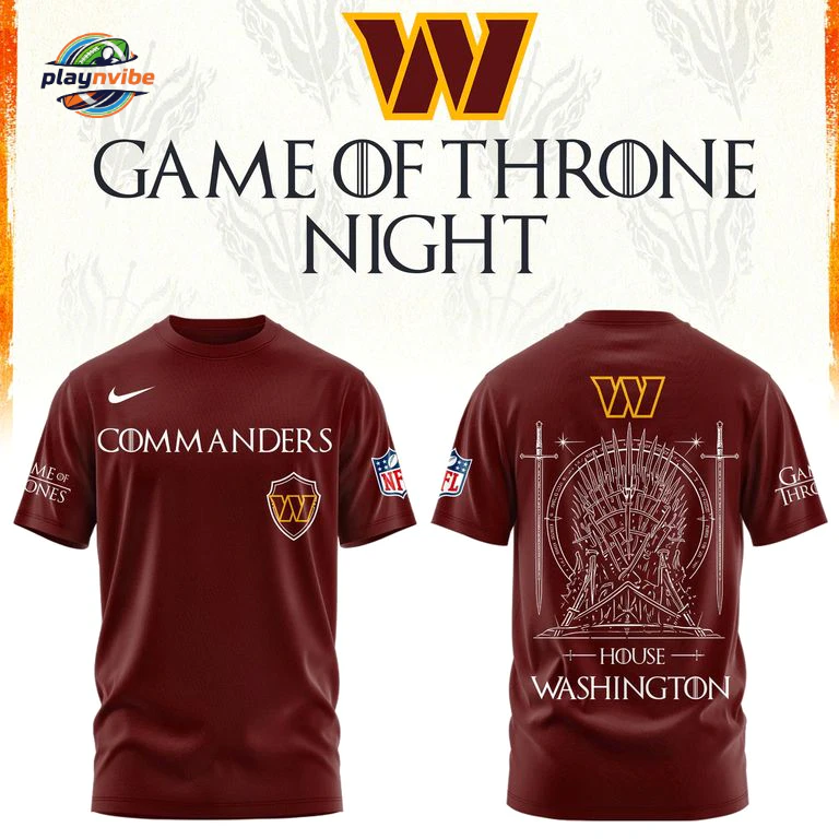 Washington Commanders x GOT Night Hoodie