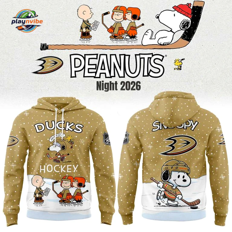 Anaheim Ducks x Snoopy/Peanuts Hoodie Anaheim Ducks x Snoopy/Peanuts Hoodie