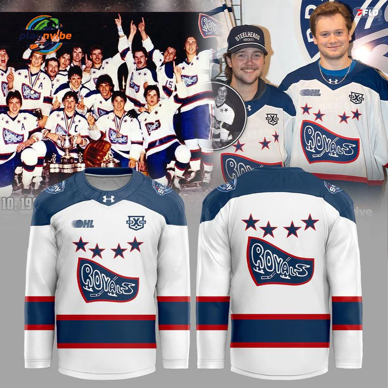 Brampton Steelheads ROYAL THROWBACK FOR BRAMPTON Hockey Jersey Brampton Steelheads ROYAL THROWBACK FOR BRAMPTON Hockey Jersey