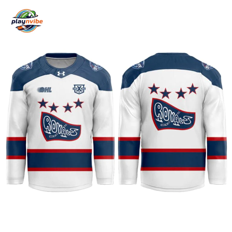 Brampton Steelheads ROYAL THROWBACK FOR BRAMPTON Hockey Jersey
