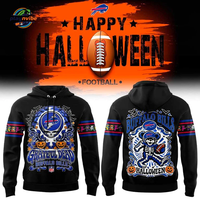 Buffalo Bills x Grateful Dead Halloween Hoodie