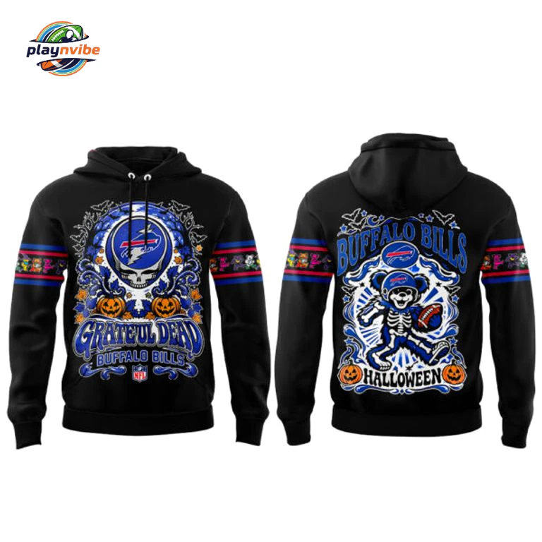 Buffalo Bills x Grateful Dead Halloween Hoodie