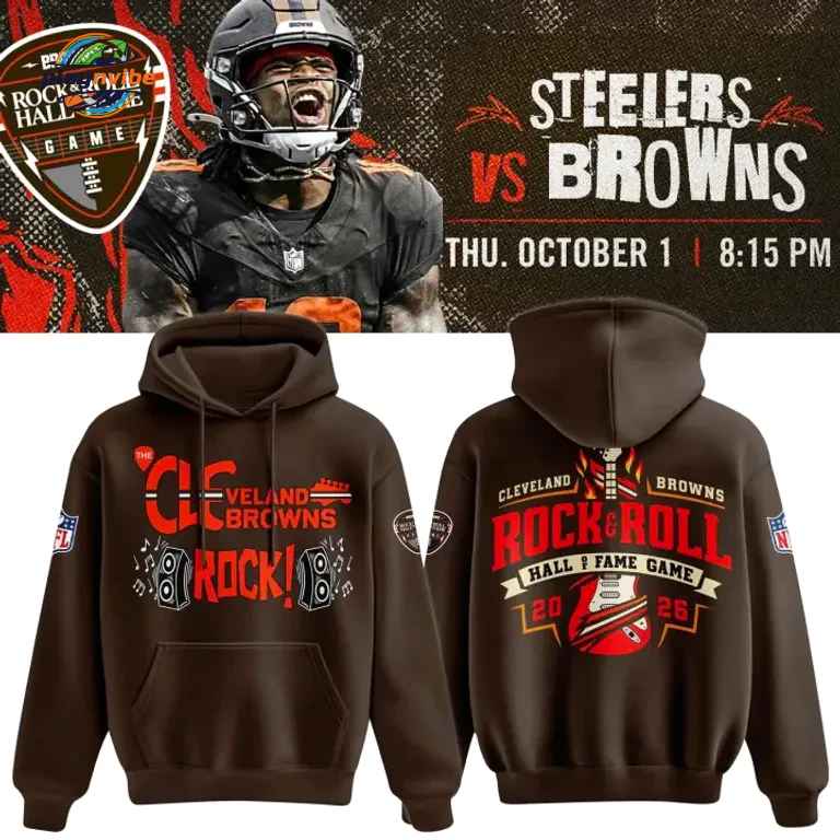 Cleveland Browns Rock and Roll Hall of Fame Hoodie