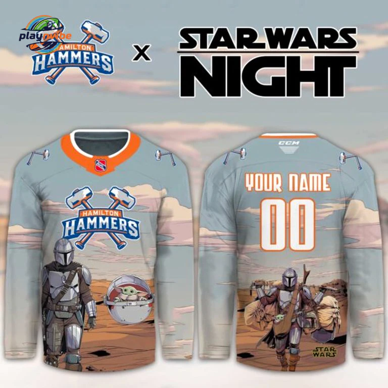 Hamilton Hammers x Star Wars Night 2026 Jersey