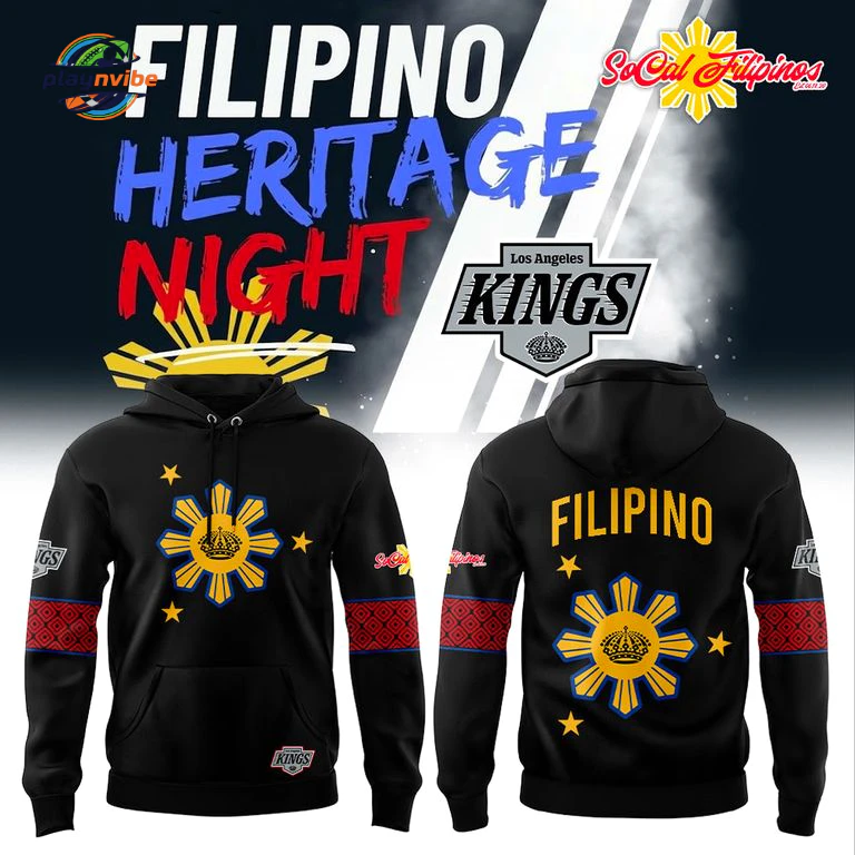 Los Angeles Kings REVEALING THE FILIPINO HERITAGE NIGHT Hoodie